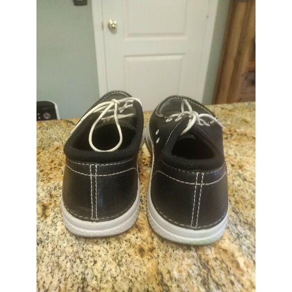 CROCS Cove Boat Shoes Loafers Size 10 Black Lace Up 11488 main image 5